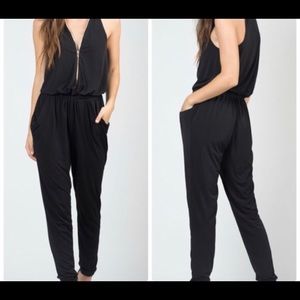 Navy blue jumpsuit